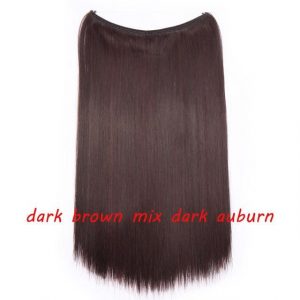 20 inch Invisible Wire No Clip One Piece Halo Hair Extensions Wave Straight Synthetic 60 Styles - FREE Shipping - Smart and Cool Stuff