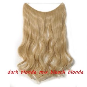 20 inch Invisible Wire No Clip One Piece Halo Hair Extensions Wave Straight Synthetic 60 Styles - FREE Shipping - Smart and Cool Stuff