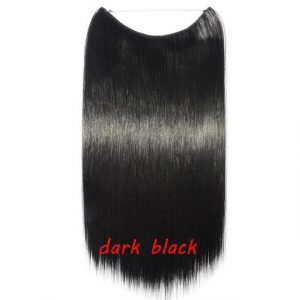20 inch Invisible Wire No Clip One Piece Halo Hair Extensions Wave Straight Synthetic 60 Styles - FREE Shipping - Smart and Cool Stuff
