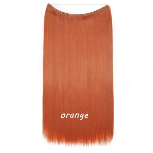 20 inch Invisible Wire No Clip One Piece Halo Hair Extensions Wave Straight Synthetic 60 Styles - FREE Shipping - Smart and Cool Stuff