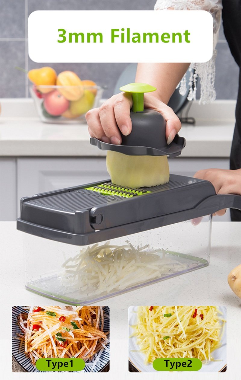 Multifunctional Vegetable Cutter Fruit Slicer Grater Shredders Drain Basket Slicers 8 In 1 Gadgets Kitchen Accessories Multifunctional Vegetable Cutter Fruit Slicer Grater Shredders Drain Basket Slicers 8 In 1 Gadgets Kitchen Accessories