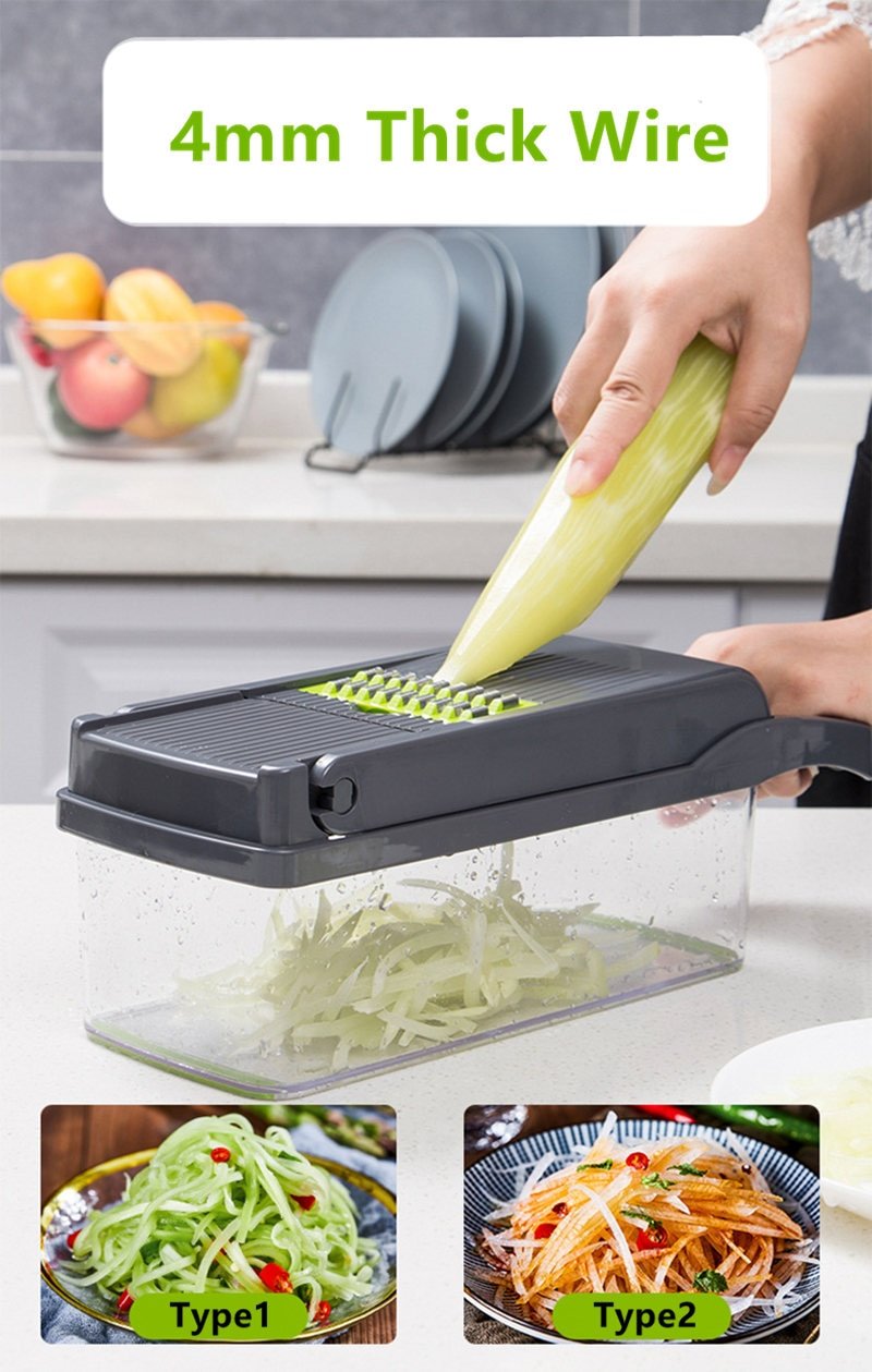 Multifunctional Vegetable Cutter Fruit Slicer Grater Shredders Drain Basket Slicers 8 In 1 Gadgets Kitchen Accessories Multifunctional Vegetable Cutter Fruit Slicer Grater Shredders Drain Basket Slicers 8 In 1 Gadgets Kitchen Accessories