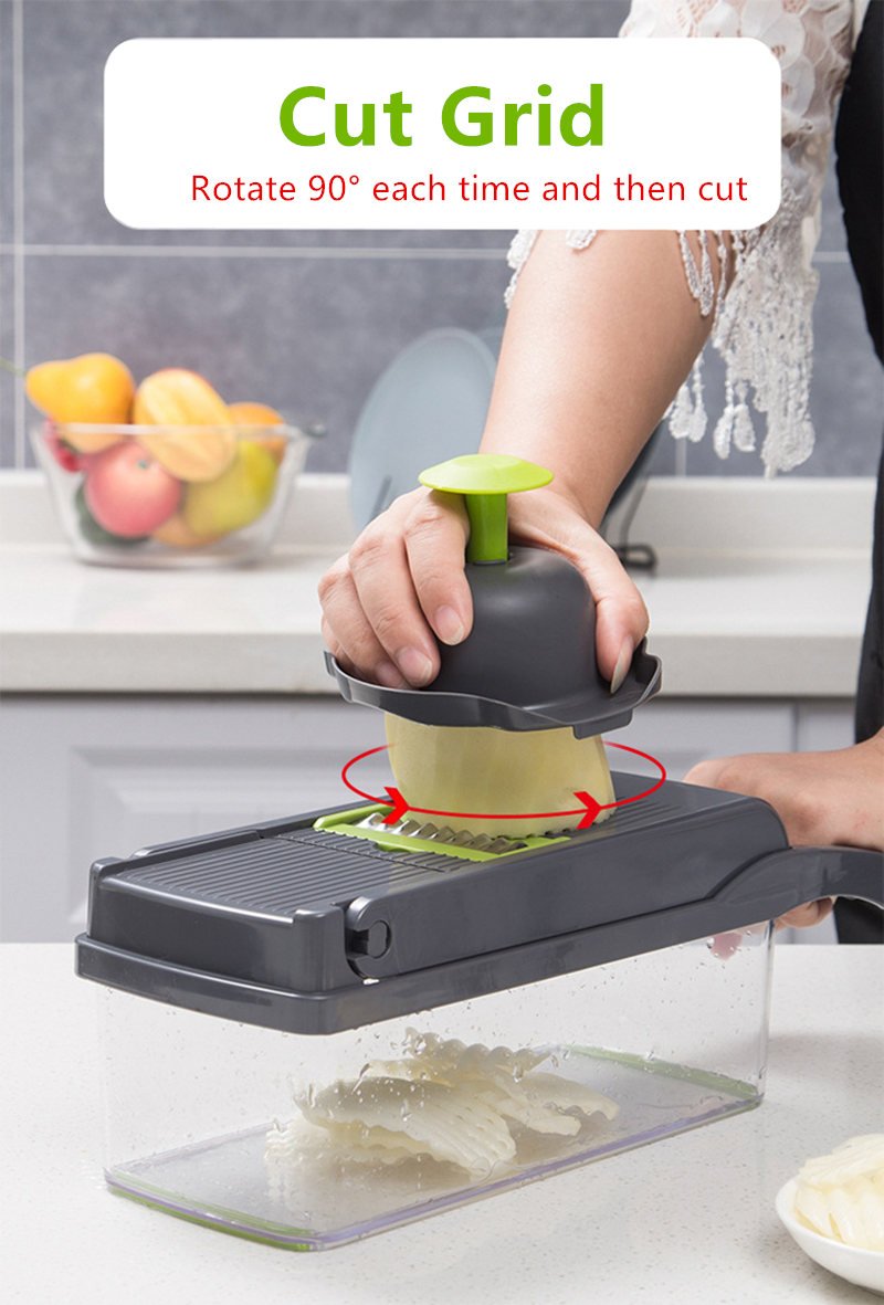 Multifunctional Vegetable Cutter Fruit Slicer Grater Shredders Drain Basket Slicers 8 In 1 Gadgets Kitchen Accessories Multifunctional Vegetable Cutter Fruit Slicer Grater Shredders Drain Basket Slicers 8 In 1 Gadgets Kitchen Accessories